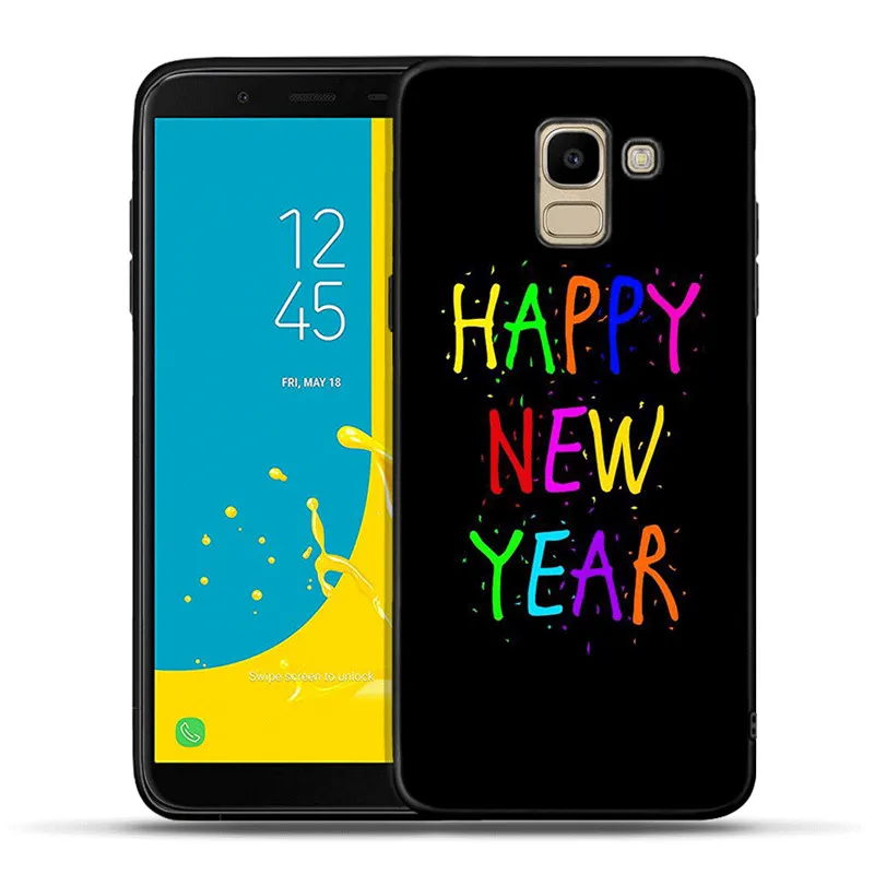 H1475 Санта Клаус силиконовый чехол для телефона для samsung Galaxy J3 J5 J7 J2 Pro J4 J6 плюс J8 Etui Рождественский подарок - Цвет: H1475