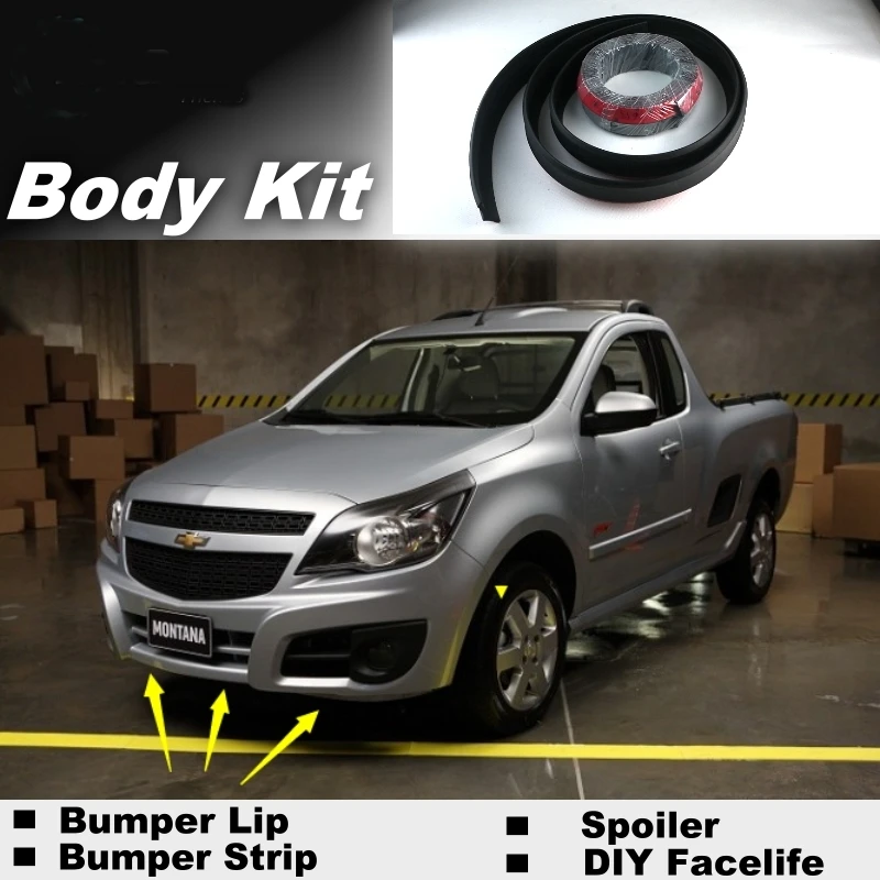 NOVOVISU Bumper Lip Lips For Chevrolet Tornado Utility / Car Tuning Recommend Body Kit Strip Front Skirt Deflector | Автомобили и