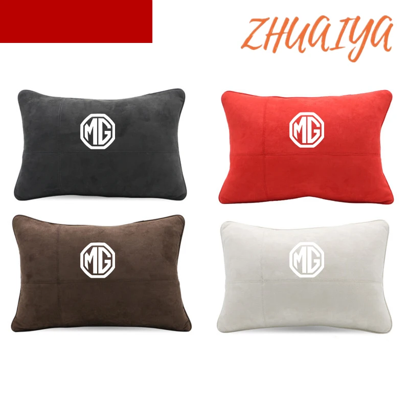 Подушка поясничная Maybach Design S Class мягкая для поддержки спины автомобиля 1 шт. MG logo zs