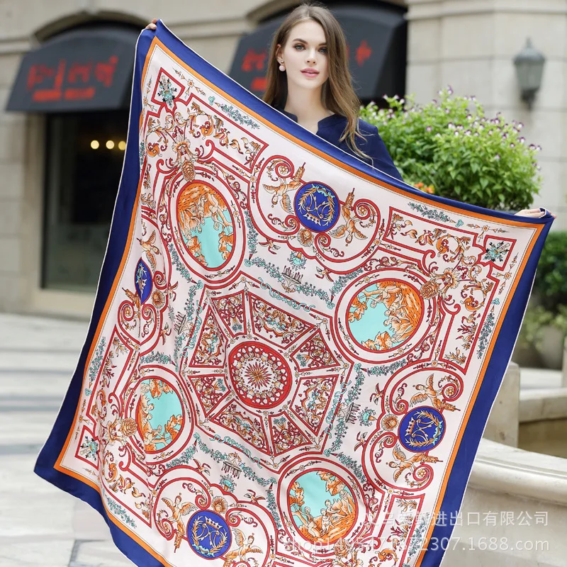 

sunscreen Silk Wraps Scarf Summer Shawls ScarvesLadyBandana Hijabs beach Bufand de seda Foulard ensoieprotecto solar playa rusia