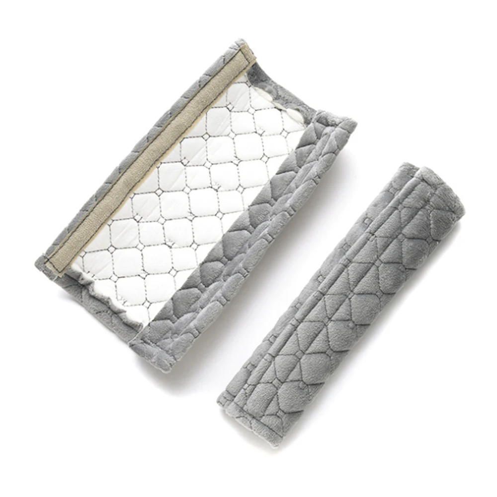 Чехлы на автомобильный ремень безопасности мягкие бархатные плечевые накладки