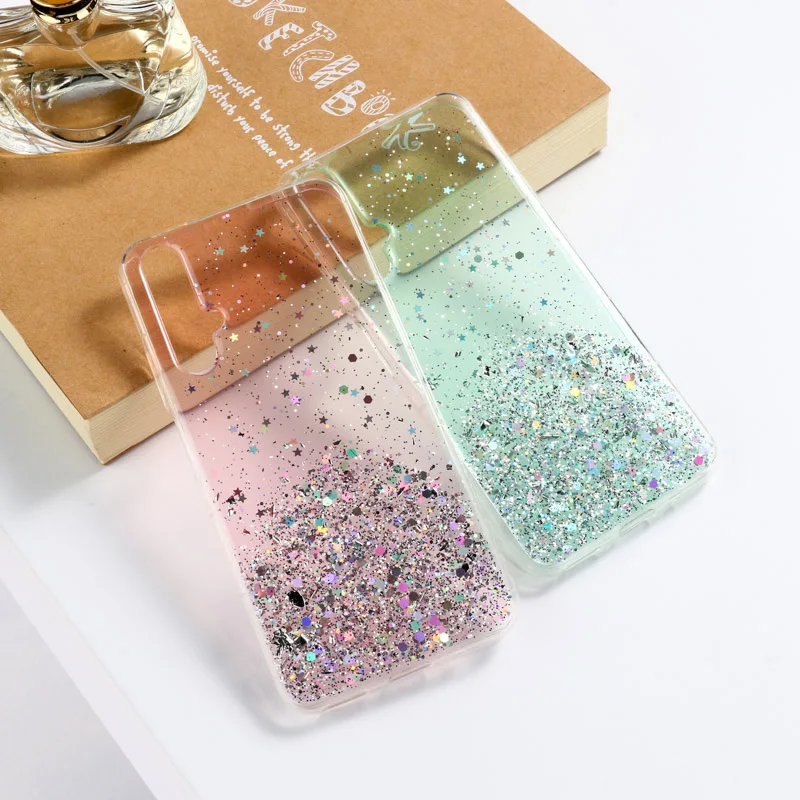 

Star Epoxy Case For Huawei Honor 8x Case Glitter Bumper Huawei Honor 10 Lite 10i 20 20i 8C 8A 7A 7C 9x Pro 8s 7x Cover Fundas