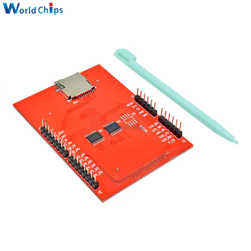 2,4 дюймов TFT ЖК-дисплей Сенсорный экран щит для Arduino UNO R3 Mega2560 ЖК-дисплей модуль 18-bit 262000 разных оттенков Дисплей доска