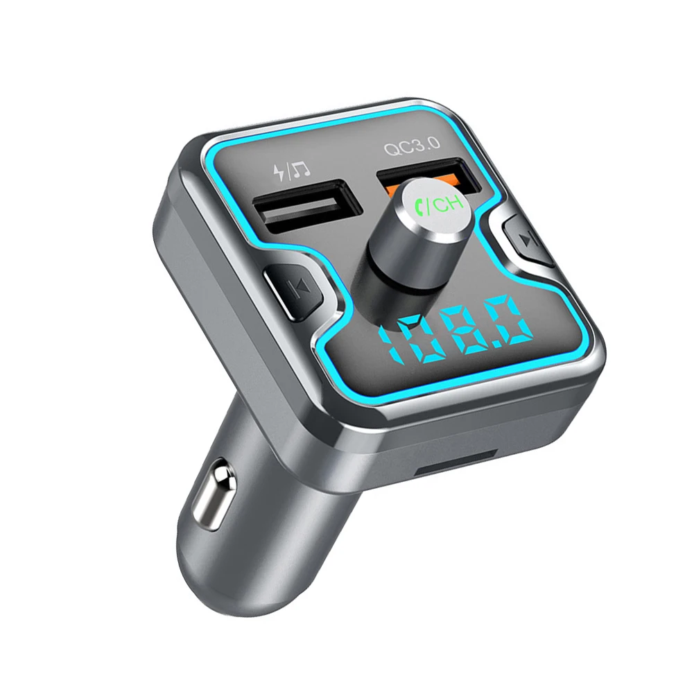 Автомобильный Bluetooth совместимый Fm передатчик беспроводной адаптер модулятор