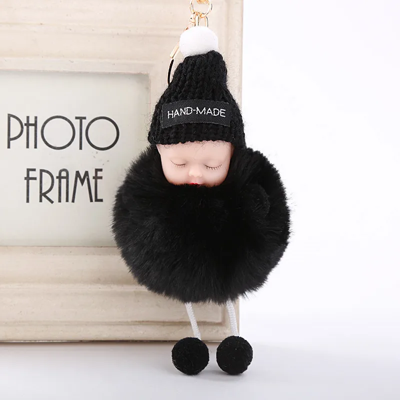 Модные красочные милые Спящая кукла с ногой брелок держатель сумка Подвеска