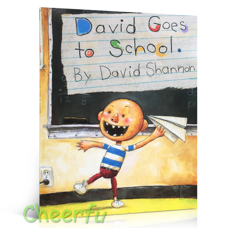 David Shannon 6 Styles No David, David Gets in Trouble, David Goes to School Cognitive English Picture Books for Children Story image 6