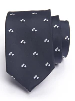 black contrasting pattern tie with fashion patterned skinny ties men 2020