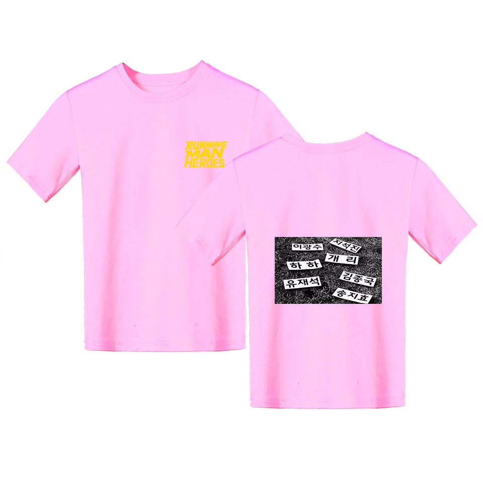 

Kpop Running Man Korea TV Show Kids Custom O-Neck T-shirt Boys&Girls Short Sleeve Tshirts Casual Children Streetwear Clothes
