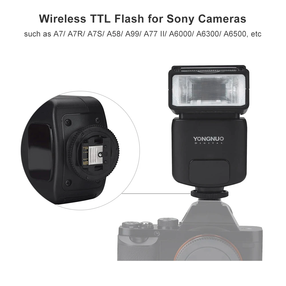Беспроводная вспышка YONGNUO YN320EX для камеры Master Slave Speedlite 1/8000s HSS GN31 5600K Sony A7/A99/A77