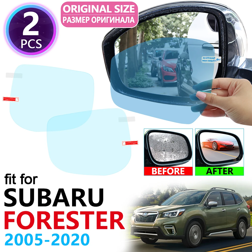

Противотуманная пленка для Subaru Forester SG SH SJ SK 2005 ~ 2020 полное покрытие зеркало заднего вида непромокаемая пленка аксессуары 2008 2012 2013 2018