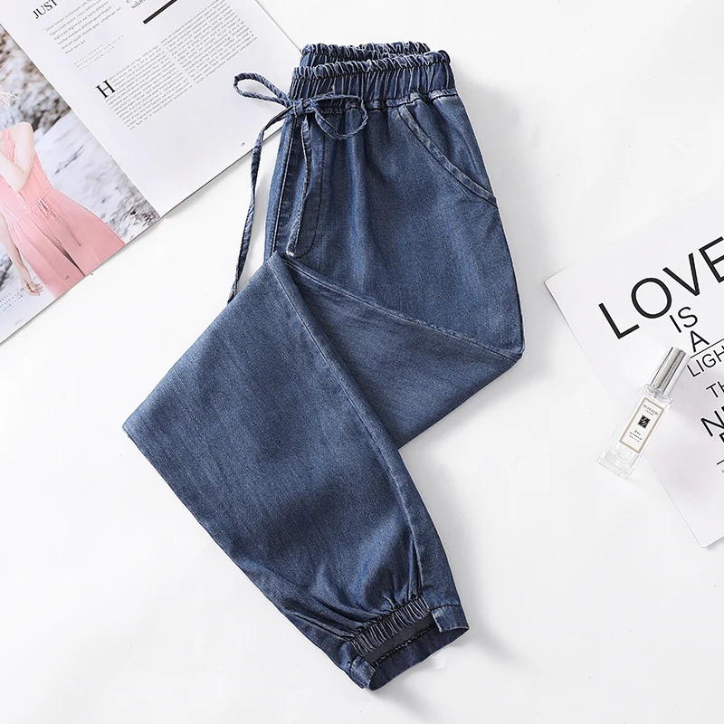 Джинсы женские с высокой талией свободные винтажные широкие | Женская одежда