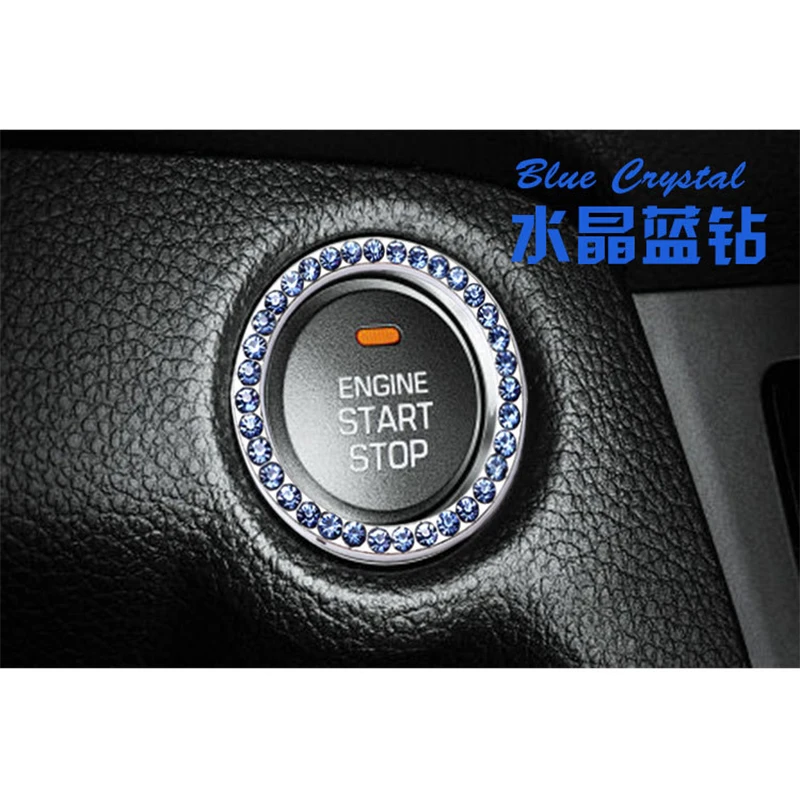 Красивая наклейка с автомобилем кнопка запуска одним кликом стикер для