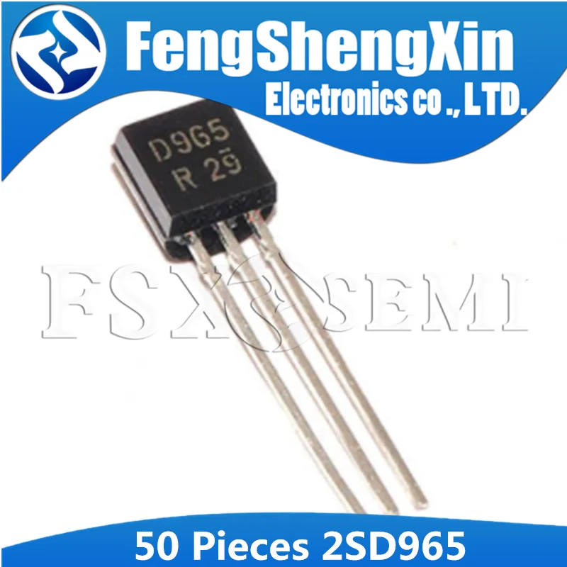 50 шт./лот 2SD965A 2SD965 D965 TO 92 транзистор|Интегральные схемы| |