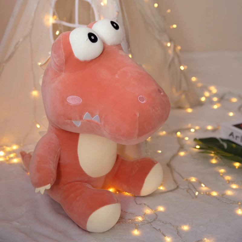 25 50 см новые милые большие глаза Подушка Крокодил плюшевые игрушки коврик диван