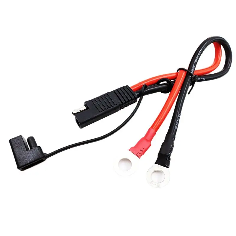 

Battery Charging Cable SAE to O Ring Terminal Connectors Harness 10AWG SAE Cable A0NE