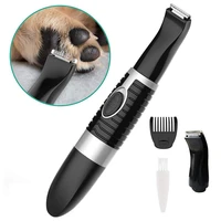 kemei pets hair clippers dog hair shaver grooming kit aa battery shaver with guide comb km 5002