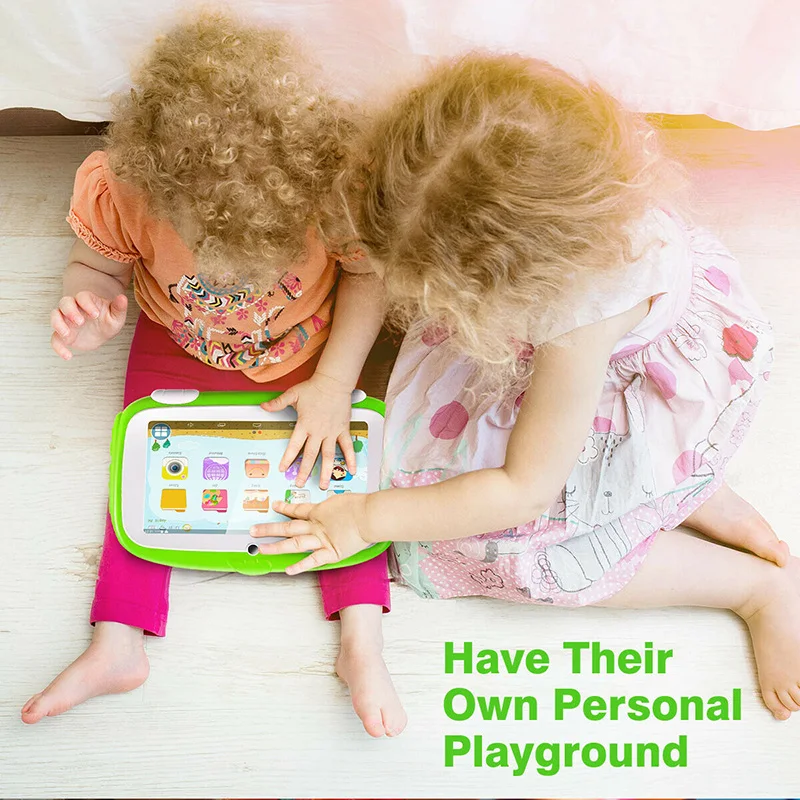 Детский развивающий планшет TIPTOP 7 дюймов Android 6 0 8 ГБ Wi Fi|ЖК-экраны и панели для