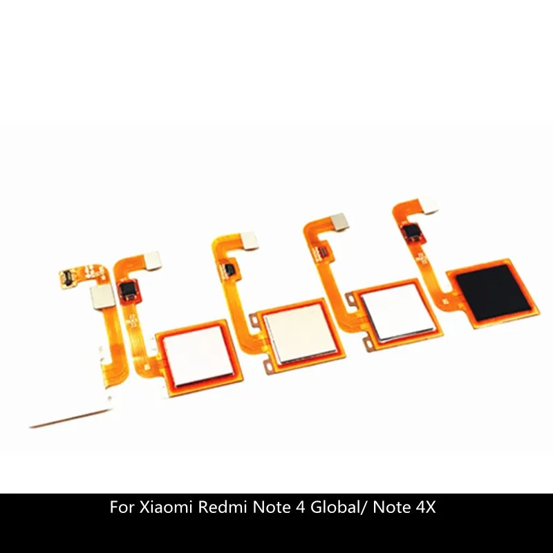 Сканер отпечатков пальцев гибкий кабель для Xiaomi Redmi Note 4 Global/Note 4X сенсорный датчик ID Кнопка возврата ленты запчасти