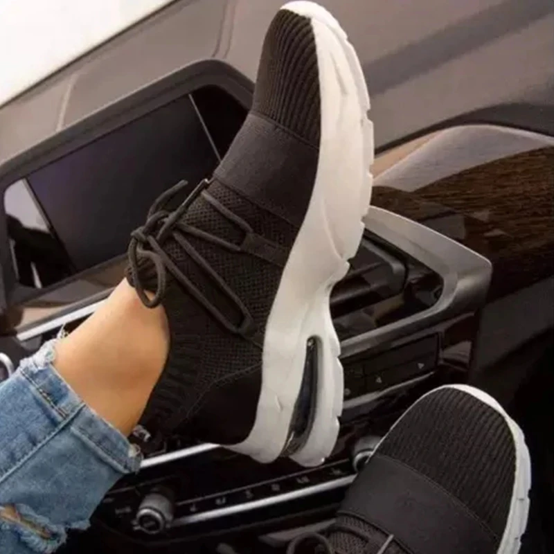 

2021 Summer Hot Lady Shoes Women Sneakers Leopard Mesh Breath Women Running Female Shoes Outdoor Flat Platform Zapatos Mujer