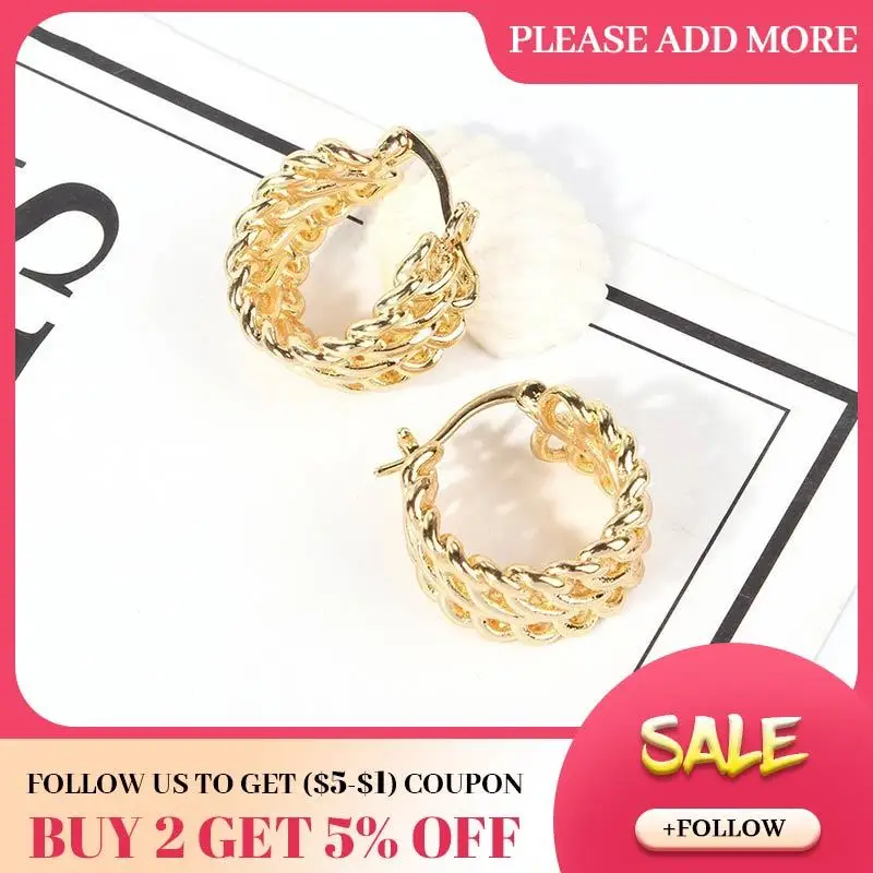 JOUVAL металлические серьги цепочки для женщин сплав золотого цвета винтажные