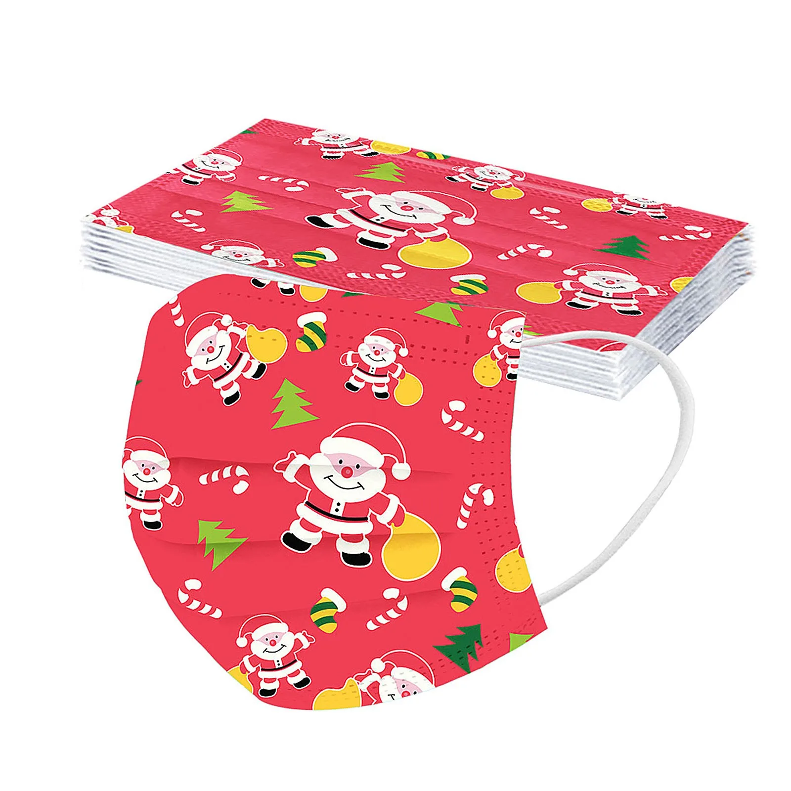 10 шт. одноразовые маски для лица с принтом|Маски вечеринки| |