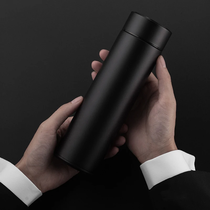 

Water Bottle Flask Thermos Cup Vacuum Flasks Stainless Steel Double 12-24 Hours Led Temperature Display Belly Logo Custom