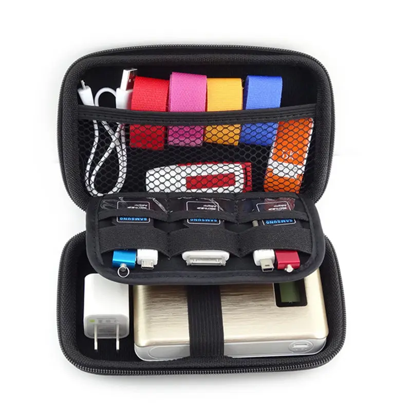 Модная дорожная цифровая сумка для хранения USB-кабель передачи данных