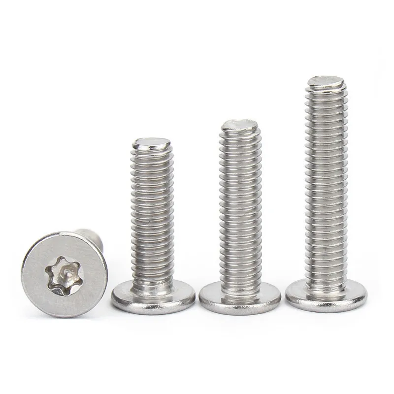 Ультратонкие плоские вафли Torx M1.6 M2 M2.5 M3 M4 M5 M6 M8 304 см из нержавеющей стали с шестью