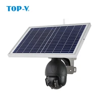 outdoor 4g home guard security wifi ip ptz speed dome solar camera