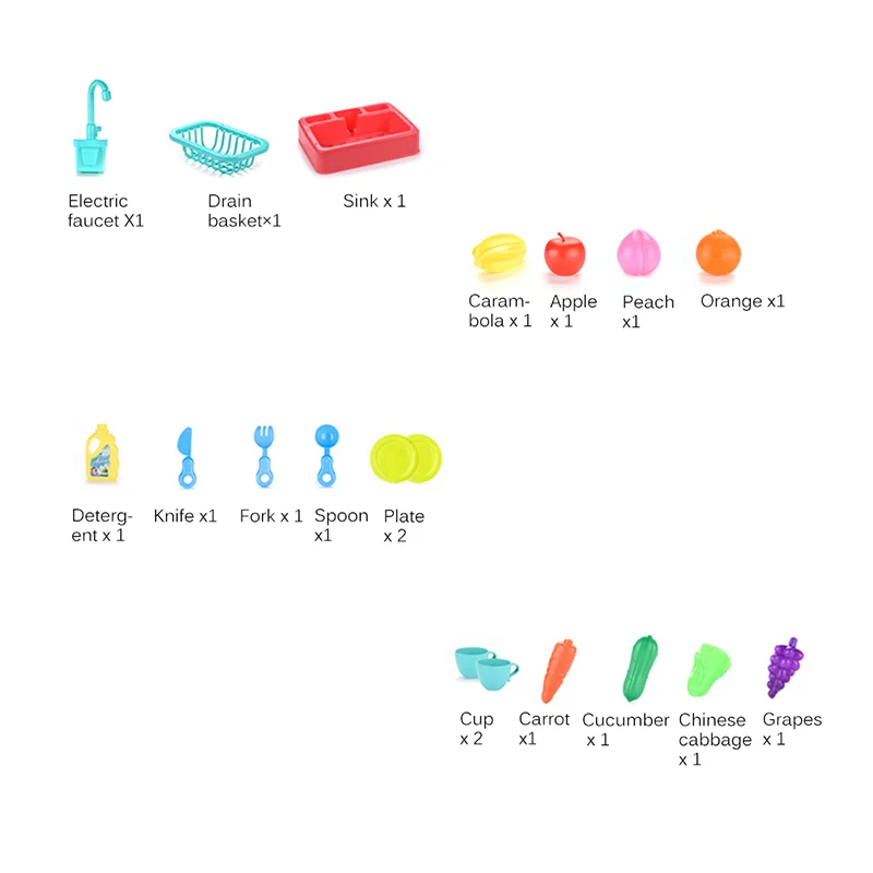 Детская игрушка для кухонной раковины набор мытья посуды игрушки ролевые игры