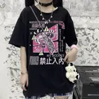 Женская футболка в стиле Харадзюку, Милая Черная летняя футболка с принтом кота ниндзя, Корейская популярная уличная одежда, Женские повседневные топы, футболки