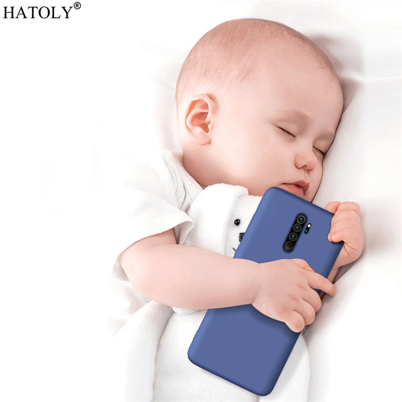 

For Xiaomi Redmi Note 8 Pro Case Phone Bumper Soft Liquid Silicone Back Cover Protective Phone Case on for Redmi Note 8 Pro Case