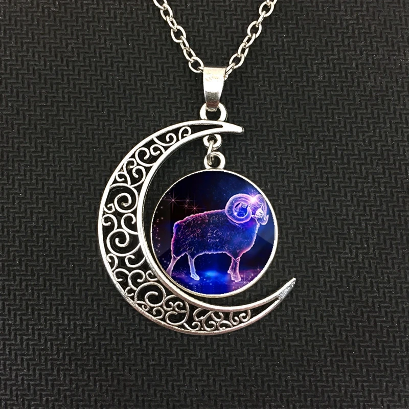 Новинка стильное персонализированное ожерелье из выпуклого стекла с кулоном 12