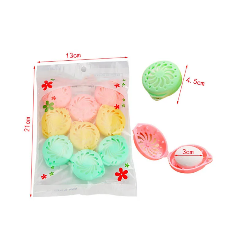 

9Pcs Camphor Ball Mothproof Anti-mold Wardrobes Cloth Drawers Camphor Repellent MothBalls Multifunction Fragrance Box