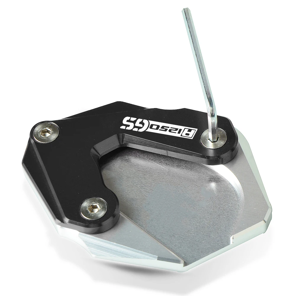 

Motorcycle Accessories CNC Aluminum motorbike Side Stand Enlarge For BMW R1250GS R 1250 GS R1250 GS 1G13 K50 2018-2019 with logo