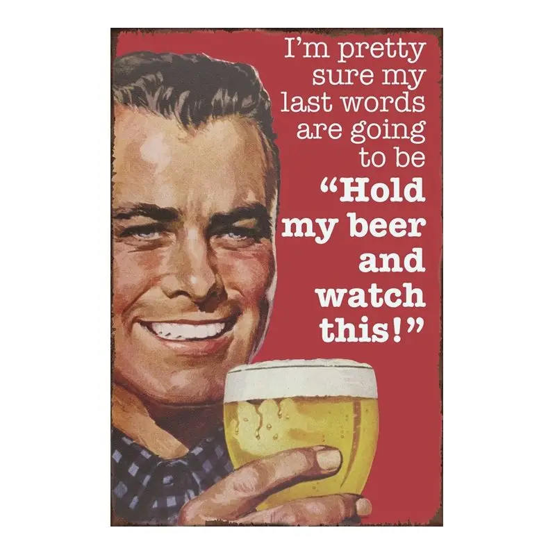 [Luckyaboy]Martini Mojito Cocktail Vintage Tin Signs Wall Plaque Custom Metal Painting Antique Gift home bar Pub Decor AL035 - Цвет: 3