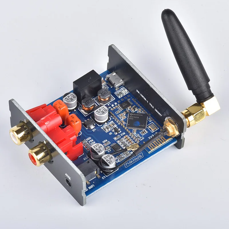 

QCC3008 HIFI-Class Bluetooth 5.0 4.2 Audio Receiver Amplifier HI-FI Car Stereo Modify Support APTX Low Delay Gold Black