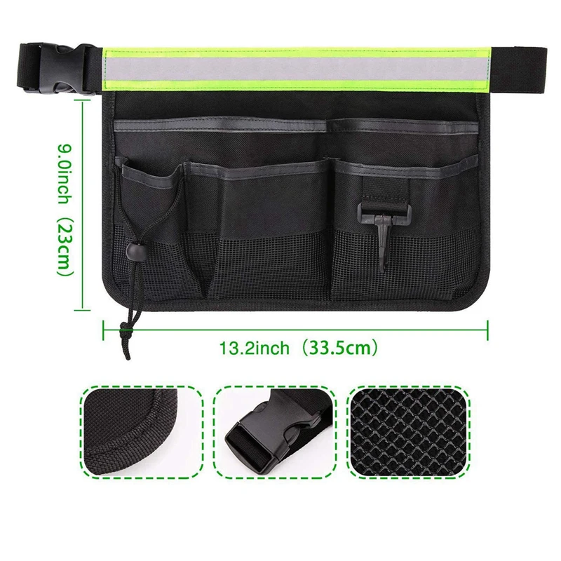 

Gardening Tools Belt Bags with 7 Pocket,Home Garden Tools Storage Bag Garden Waist Bag Hanging Pouch Garden Tool Belt