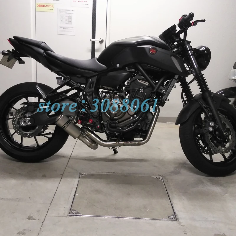Слипоны для Yamaha MT07 MT 07 FZ07 FZ мотоцикл полная система глушитель Модифицированная