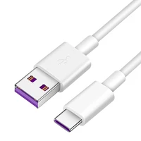 2pcs fast charge 5a usb type c cable for samsung xiaomi huawei mobile phone charging wire quick charging type c cable
