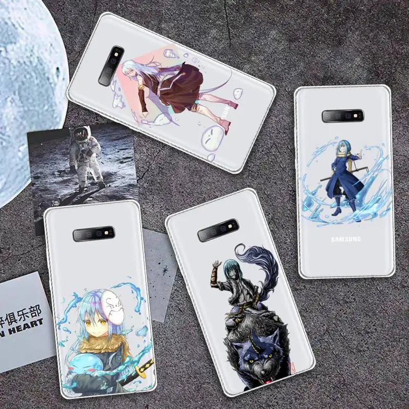 

Rimuru Tempest ANIME Phone Case Transparent for Samsung A71 S9 10 20 HUAWEI p30 40 honor 10i 8x xiaomi note 8 Pro 10t 11