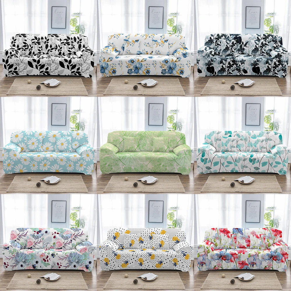 Домашний чехол для дивана с цветочным узором растягивающийся гостиной кресла