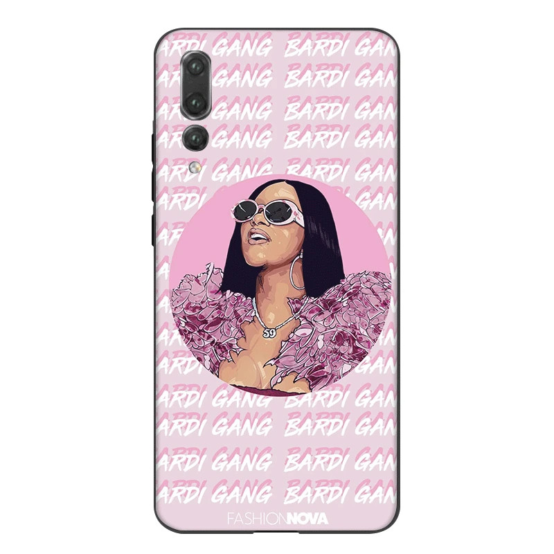 Phone Case Silicone For Honor Note 10 View 20 6A 7A 7C 7X 8 8X 8C 9X 9 Lite Pro Cover Cardi B Goddess DIY Painted Beautiful | Мобильные
