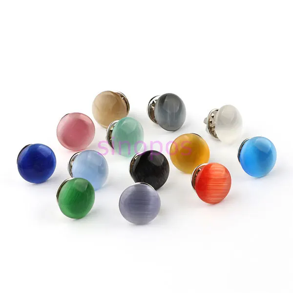 10 шт. женская блузка с защитой от подглядывания Опаловая брошь пуговицы без швов