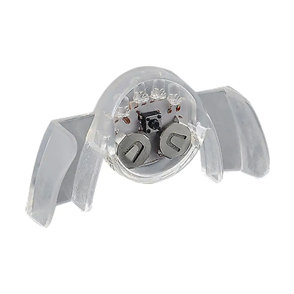 Светящиеся светодиодсветодиодный подтяжки для рта на Хэллоуин светящиеся зубы