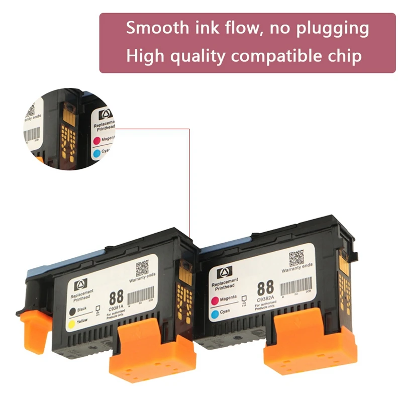 Для Hp88 печатающей головки Hp Officejet Pro K550 K8600 K8500 K5300 K5400 L7380 L7580 L7590 принтер|Детали