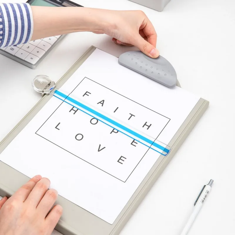 

Deli E9258 Reader Stand Up Clip Board Notebook A4 Writing Pads Plastic Foldable Bulk Clipboard Office Supplies