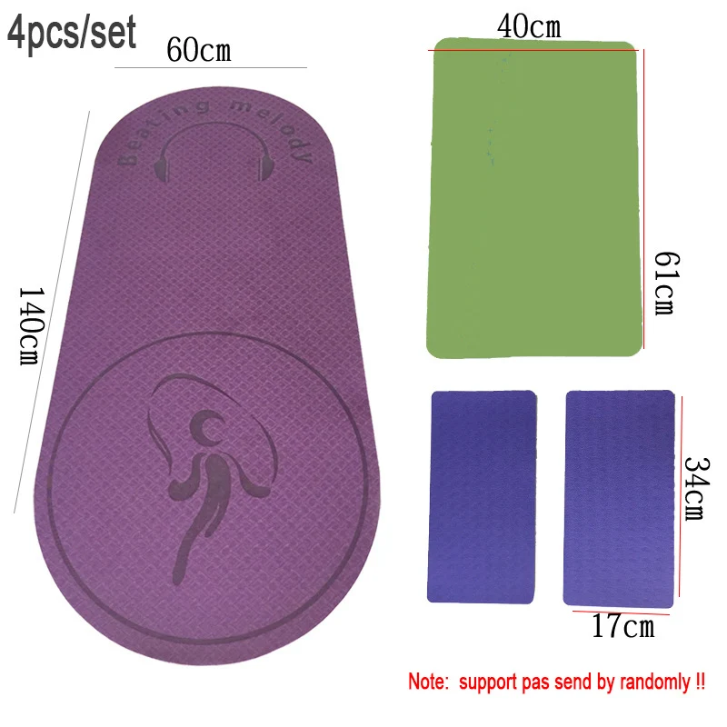 

10MM 15MM Yoga Mat NRB Non-slip Mats For Fitness Thicken Pilates Gym Exercise Pads Carpet Mat with Bandages Yoga Pad XA146++A