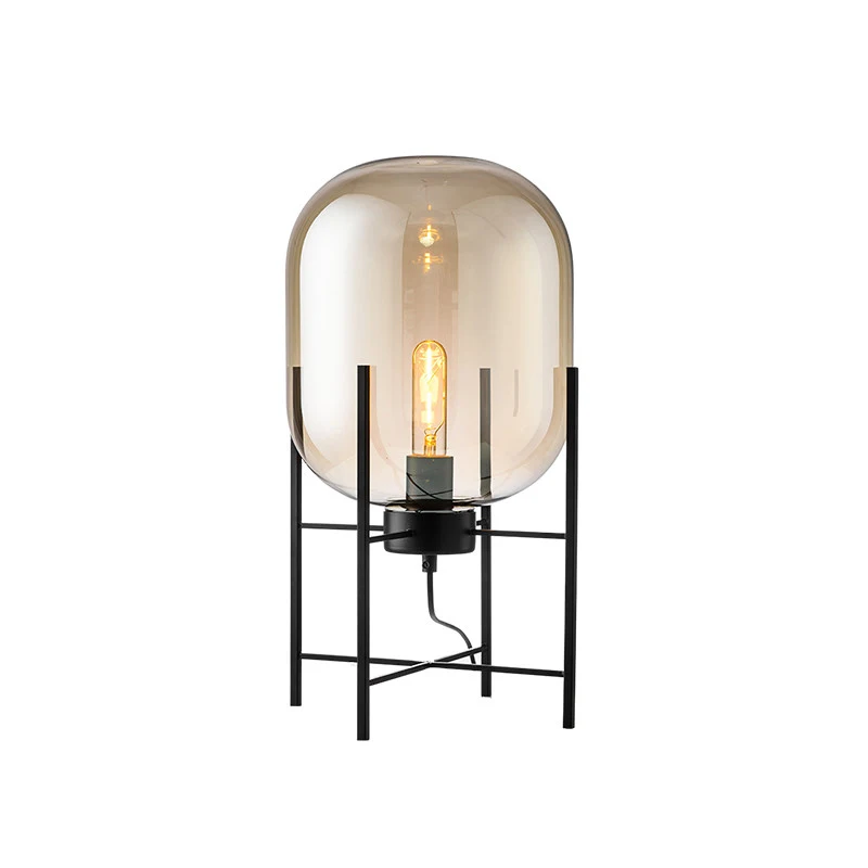 

A Living Room Vertical Desk Lamp Floor Lamp Originality Industry Wind Personality Concise Modern Bedroom Bedside Desk Lamp