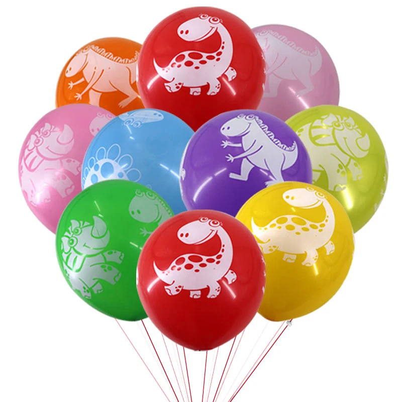 Динозавр вечерние принадлежности динозавр торт Toppers шары тату Наклейка Декор